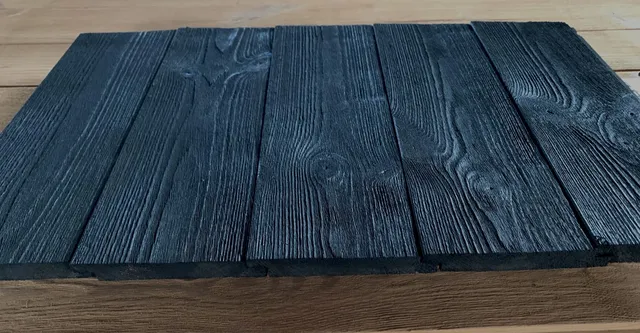Pin Thermo D Mi-Bois 21 x 185mm Brossé + Teinté NOIR