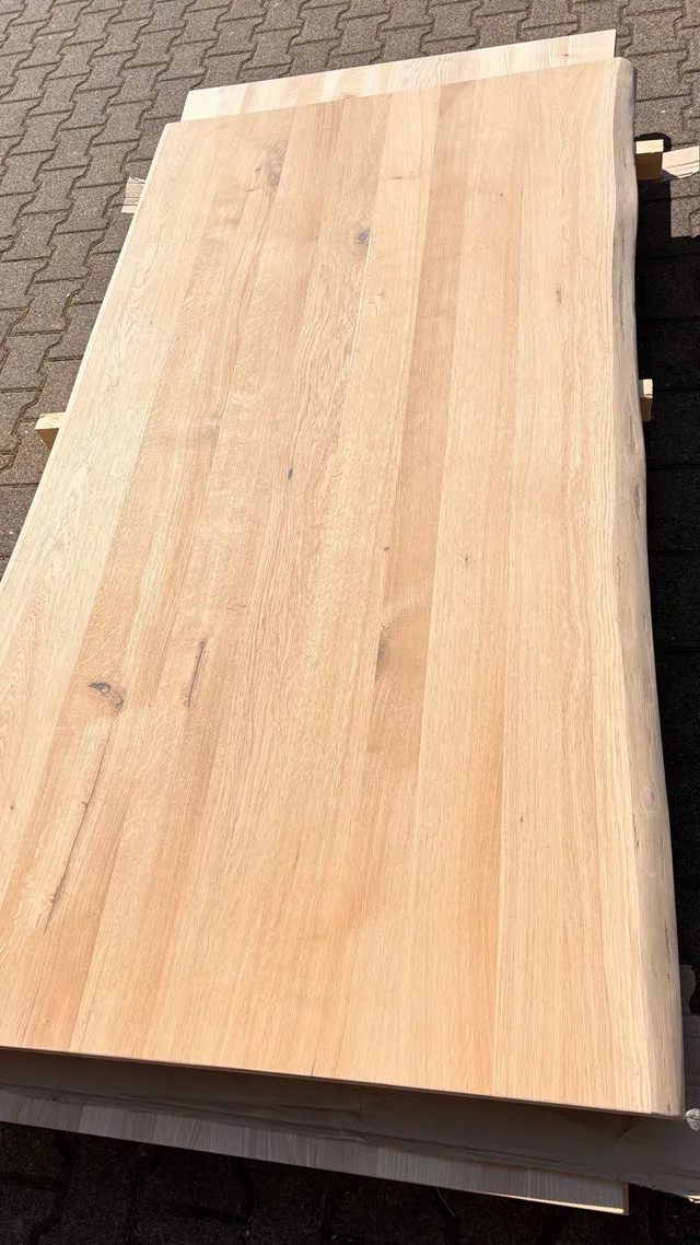 Table Rectangle Live Edge en Chêne massif