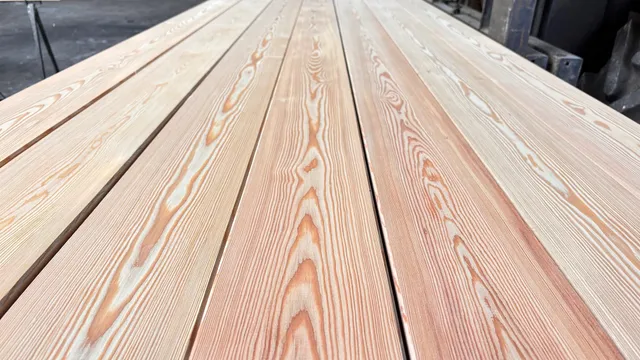 Terrasse en Mélèze de Sibérie Qualité 1er choix Select 28×142